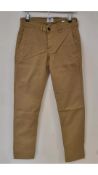 Aragaza Men's Trousers, Mustard, Size EU 38
