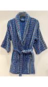Two Bown of London Boys Dressing Gowns, Blue, Size 6-7 Years