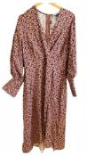 Closet London Wrap Dress with Full Sleeve, Size 14