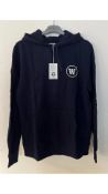 Two Double A By Wood Wood Men's Ian Hoodies, Navy, Size L