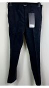 Two The Kooples Men's HPAN19042K Cord Trouser, Navy, Slim, Size 44