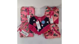 Happy Calegi Bundle of Girls Clothing, Tops and Leggings, Size 116/6 Years