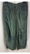 We The Free Women's Good Luck Mid Rise Barrel Leg Trousers, Green, Size 30