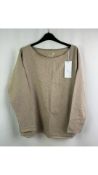 Juvia Loungewear Long Sleeved Top, Brown, Size S
