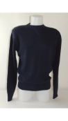 Seidensticker Men's Crew Neck Pullover, Navy, Size M