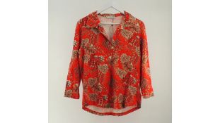 Shirtmaker Women's Red Shirt By Elton, UK 40