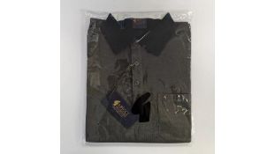 Two Gabicci Men's Polo Shirt, Green/Black, Medium