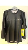 Two Thor Sector Men's Minimal Jersey 2910-6427- Black, XL