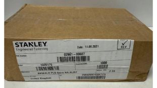 Three Packs of Stanley Avseal 6mm Aluminium Steel Sealing Plugs, Box of 1000