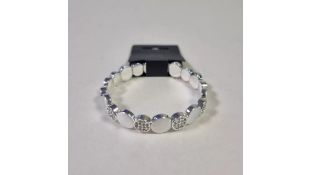 Six Pilgrim Silver Plated Stretch Bracelets