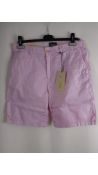 Scotch & Soda Men's Stuart Garment Dyed Pima Cotton Blend Short, Pink Size 31