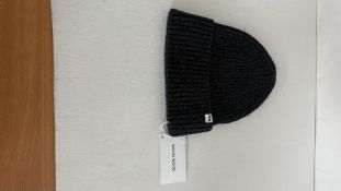 Wood Wood Men's Beanie Hat, Charcoal, One Size