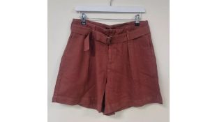 Indi & Cold Women's Bermuda Shorts, Terracotta, Size 40