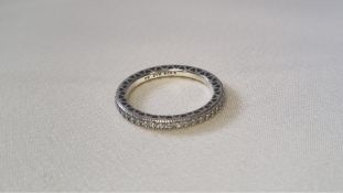 Pandora Sterling Silver Sparkle and Hearts Ring, Size 54