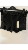 Net Women's Denim Shorts, Black, Size 32