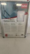 Two Nobo A3 Snap Frame Poster Holders