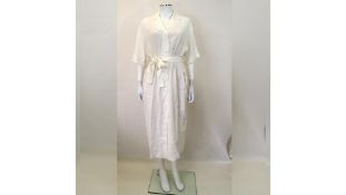 12 Storeez Women's Kimono Dress, Cream, Size XS