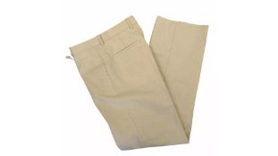 Jil Sander Men's Wide Leg Canvas Trousers, EU 48