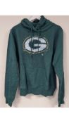 Fanatics Green Bay Packers Hooded Sweatshirt, Unisex, Size 14 Years