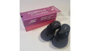 Skechers Go Walk Women's Sandals, Black, UK 3