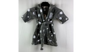 Seven Miffy Baby Star Dressing Gown, Grey, Size 62-68