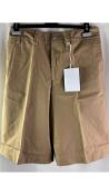 Acne Studios Men's Shorts, Hazel Beige, Size 48