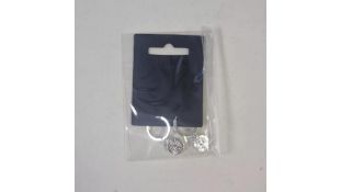 Nine Pilgrim Nomad Earrings, Silver Plated, 26mm