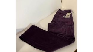 Carhartt Women's Pierce Straight Trouser, Purple, W27