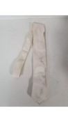 Eton Men's 100% Silk Tie, Cream. Some Dirt Marks