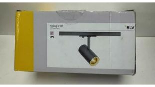 Two SLV 1-Phase Noblo Spot Light, LED, Aluminium, Black