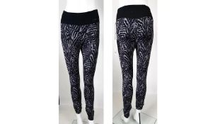 Stronger Women's Zazu Blue High Waisted Gym Leggings, Size XS