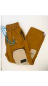 John Geiger Men's Pocket Pants, Brown, Size Large
