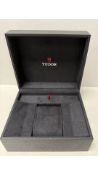 Tudor Watch Presentation Box, Black. Damaged, Dent to Corner