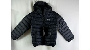 Jack Wolfskin Junior Zenon Jacket, UK 5-6, Black