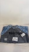 Burton Women's Oak Crew Top, Blue/Grey, Small