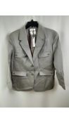 Breathe Men's Wool Touch Blazer, Green/Grey, Size L