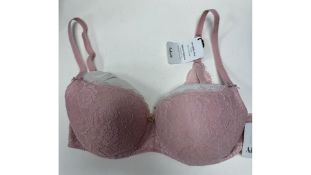 Two Aubade Women's Demi Bra, Rosessence Powder Pink, UK 34C