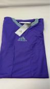 Adidas Men's Ref 22JSY Jersey, Short Sleeve, Purple, Small