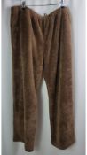 Acne Studios Teddy Track Pants, Brown, Size XXL