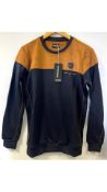 Wam Denim Men's Sweater 76275 Sandy Springs Navy, Size S