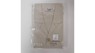 Somax Men's Tie Waist Pyjamas, 100% Cotton, Biscuit, Size XL