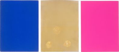 Yves Klein. ”Monochrome und Feuer”. 1961