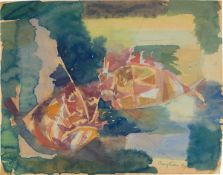 Eduard Bargheer. ”Fische”. 1949