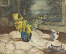 Petro Oleksandrovych Nilus. ”Mimosas dans vase bleue”. 1932