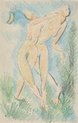 Dorothea Maetzel-Johannsen. Untitled (Two dancers in the night). 1919
