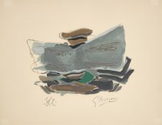 Georges Braque. From: ”Si je mourais là-bas”. 1962