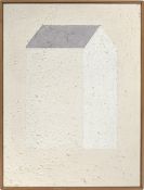 Horst Antes. ”Weißes Haus mit grauem Dach in Fläche”. 1990/91