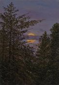 Carl Gustav Carus. Moon over pines.