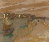 Édouard Vuillard. ”La Berge du Pouliguen” (the shore of Le Pouliguen). 1908