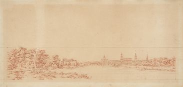 Adrian Zingg. View of Dresden.